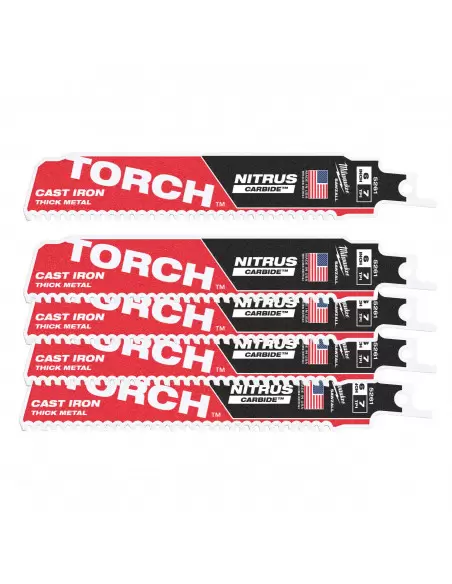 Lame Scie Sabre TCT Torch Nitrus 150 X5 48005561 Milwaukee