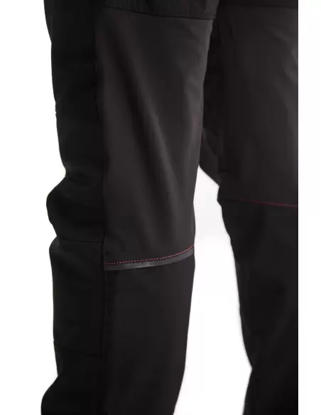 Pantalon Maintenance Stretch Noir Rouge 145618459956 Blaklader