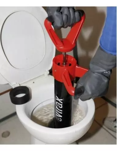 Déboucheur de WC à manivelle D. 0,9 x 9 000 mm