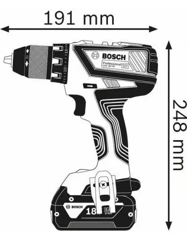 Perceuse-visseuse sans fil GSR 18V-28 Bosch