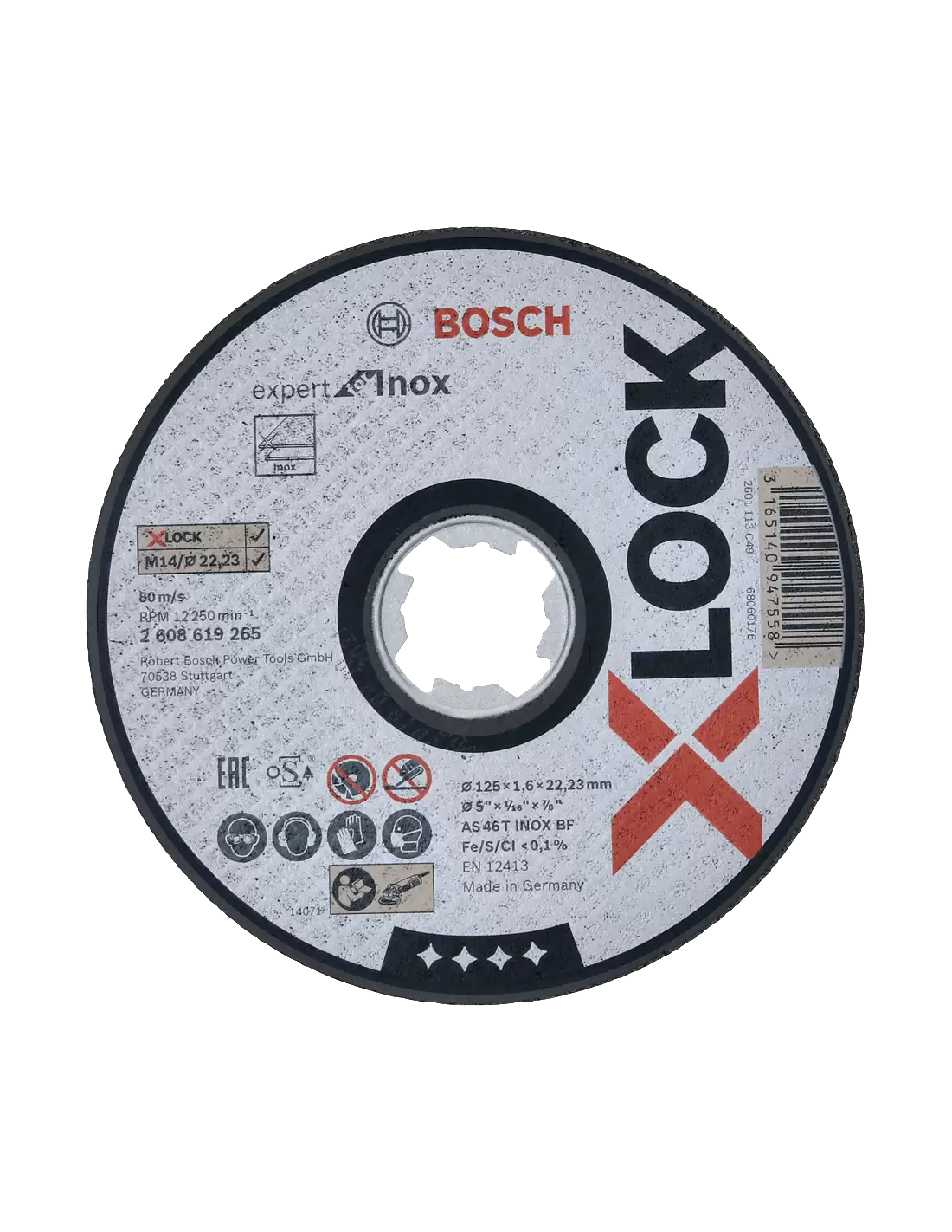 Bosch – disque de coupe en acier inoxydable, 76mm, pour meuleuse d