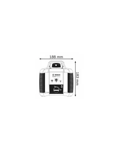 BOSCH GRL 650 CHVG - Pack Niveau Laser Connecté Rotatif Vert avec Trépied  et Mire - 06159940PR