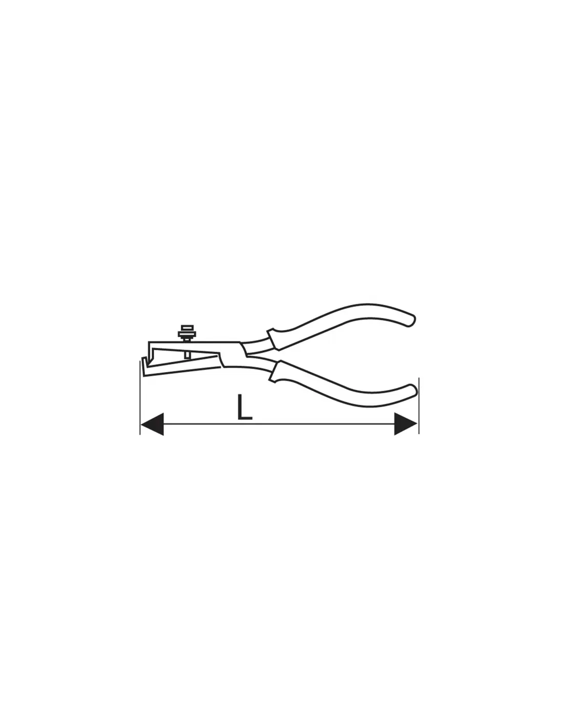 E050106, Pince à dénuder de 170mm pour section de fil de 0,75 à 6mm² - outillage  électricien Expert by Facom