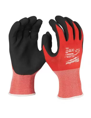 Milwaukee Gants résistants à la Coupe Taille XL Niveau 1-4932471418, Rouge,  0