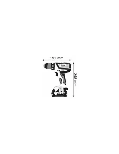 KIT 3 OUTILS 18V Perceuse Meuleuse Perforateur BOSCH Pro - 0615990M0W