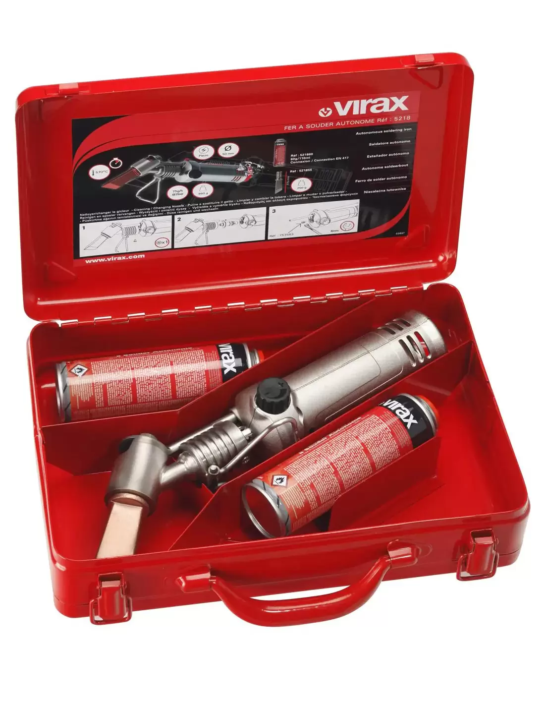 Cartouche gaz Propane/Butane 380 ml, 521516 - Virax