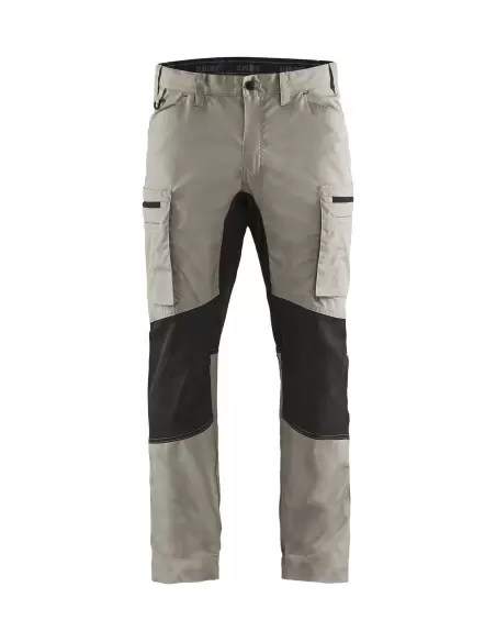 Pantalon maintenance +stretch Beige/Noir | 145918452799 - Blaklader