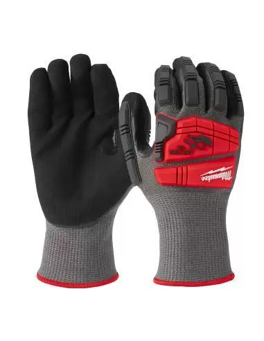 Gants de protection XL double couche anti-coupure niv. 5 MILWAUKEE